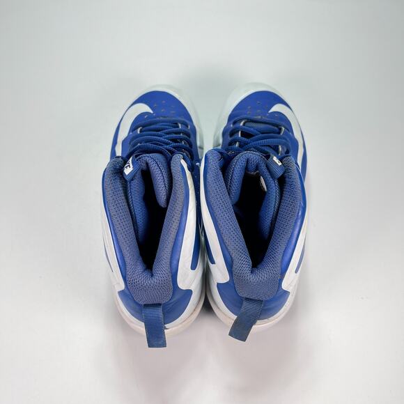 Nike Alpha Huarache Blue White Pro Mid MCS Baseball 923434-411 Youth Size 5.5 - Picture 6 of 10